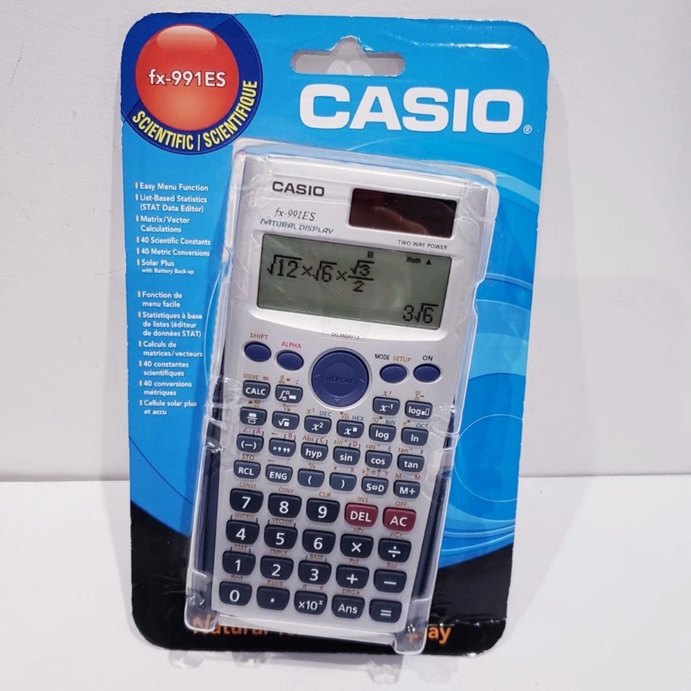 CASIO Scientific Calculator FX-991ES Natural Textbook Display - New